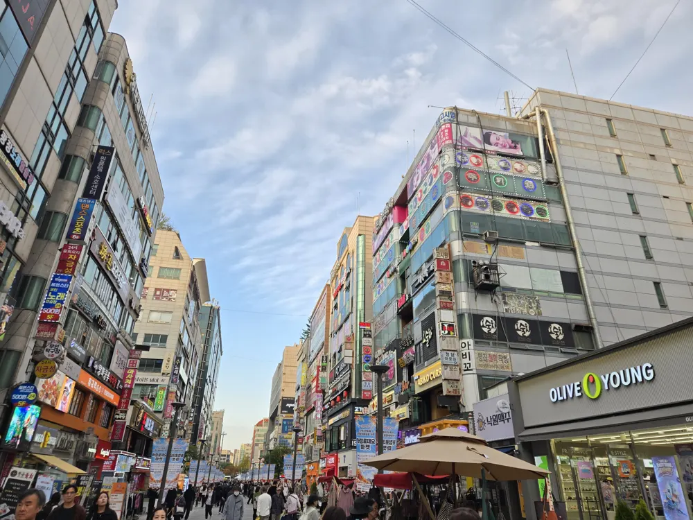 화정로데오거리 낮 풍경
